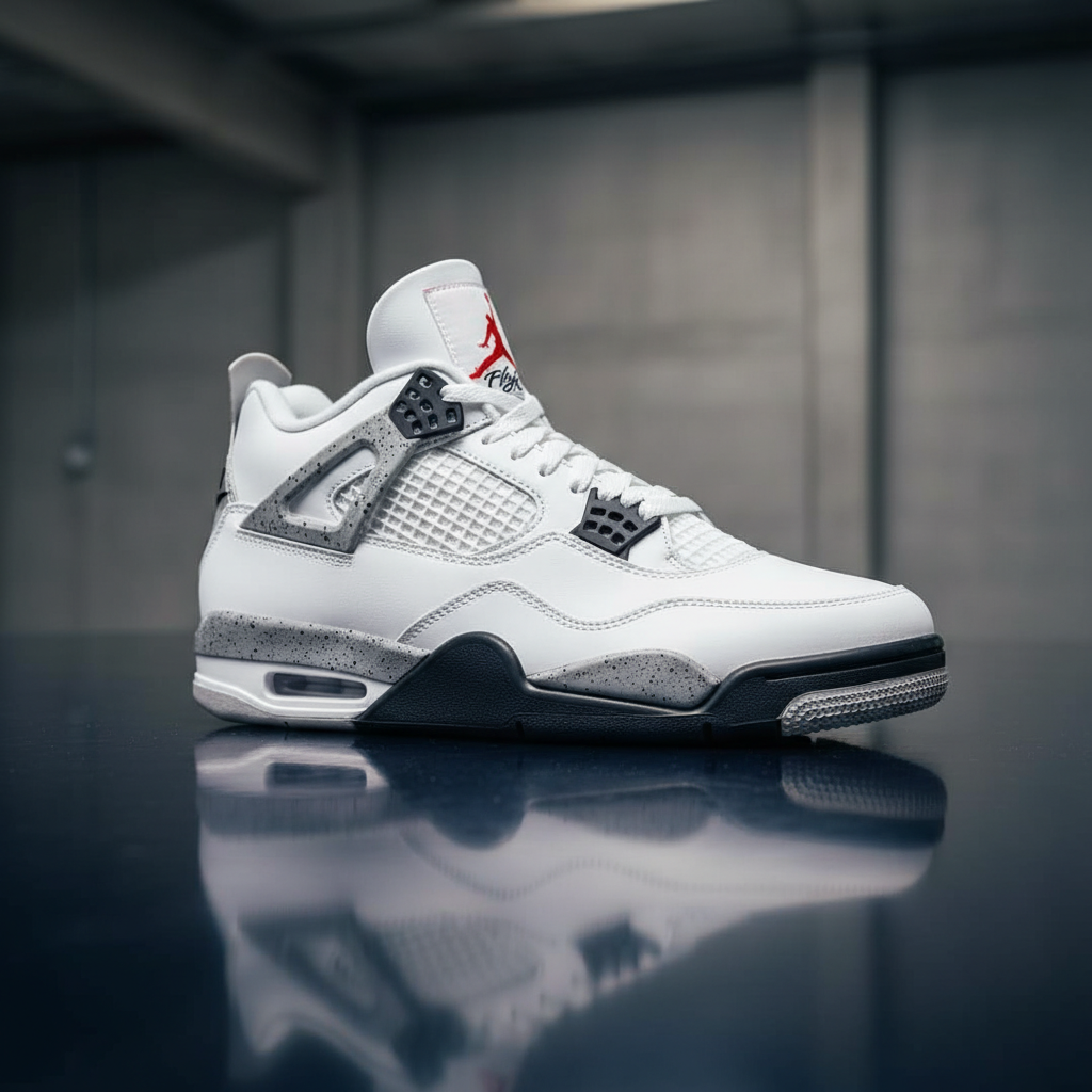 Air Jordan 4 Retro Weißzement