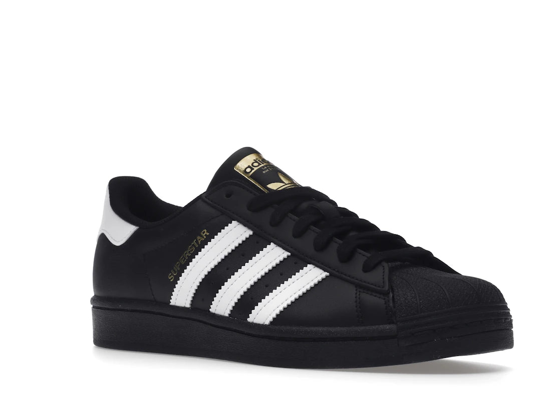 adidas Superstar Core Black Cloud White Gold