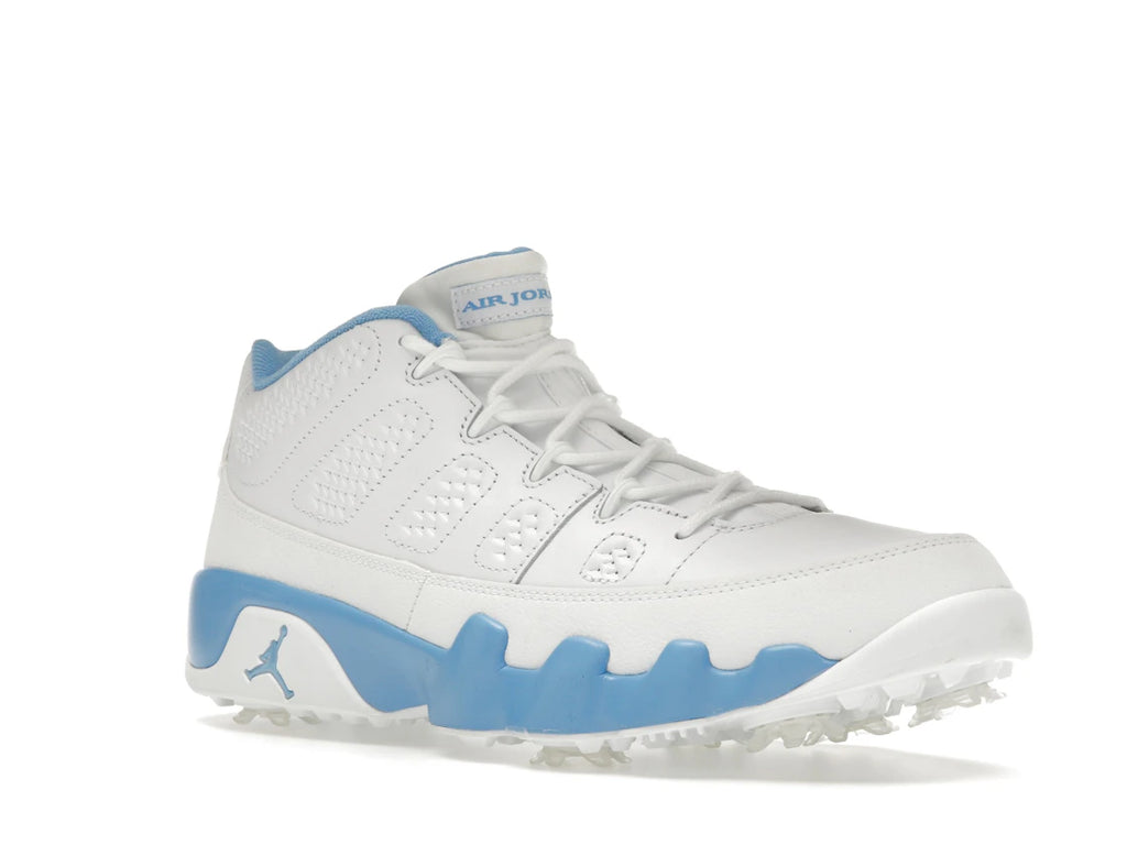 Jordan 9 Retro Low Golf White University Blue