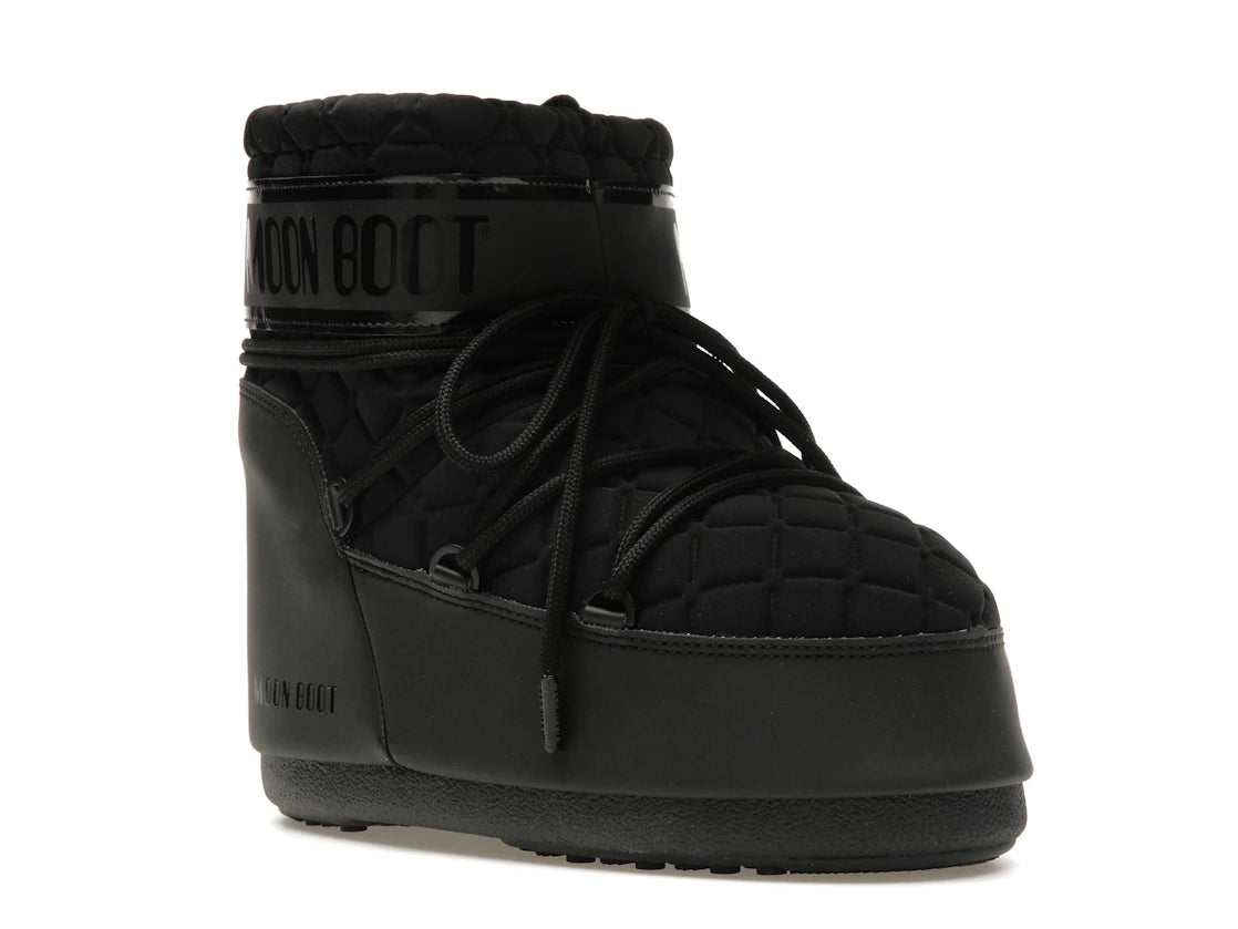 Moon Boot Icon Quilt Niedriger Stiefel Sigma Schwarz