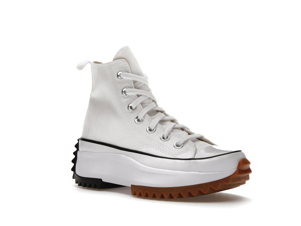 Converse Run Star Hike Hi Weiß Schwarz Gummi