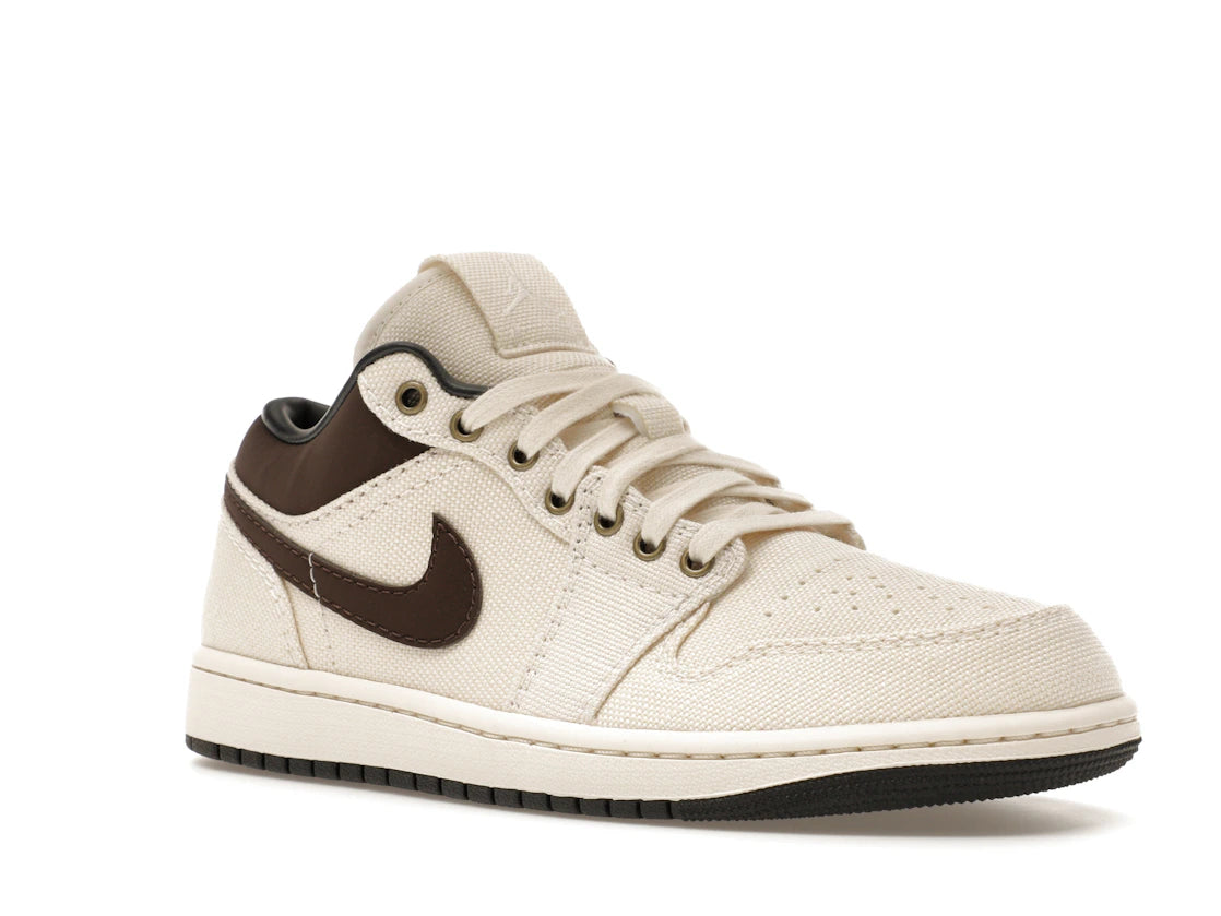 Jordan 1 Low Premium Pale Ivory Off Noir Baroque Brown