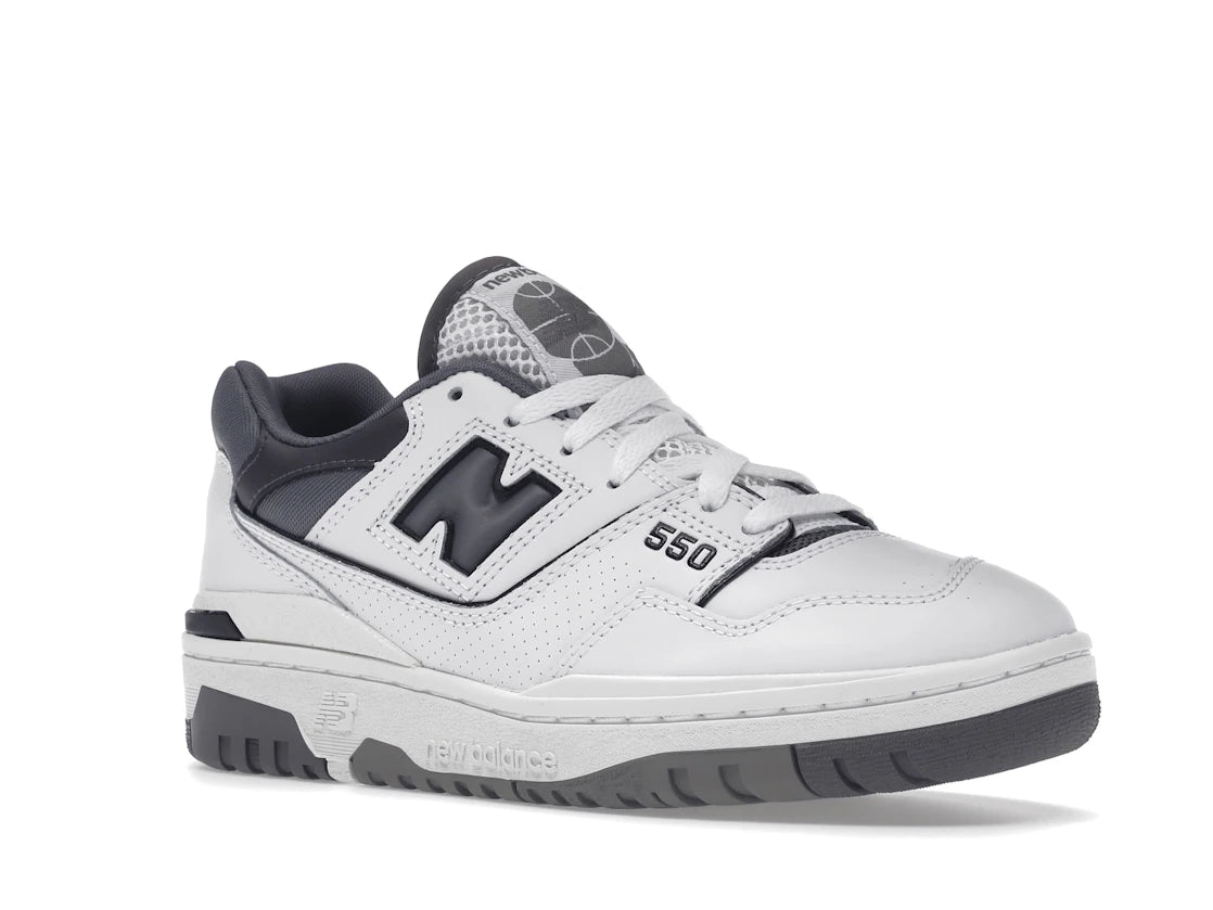 New Balance 550 Weiß Grau Dunkelgrau