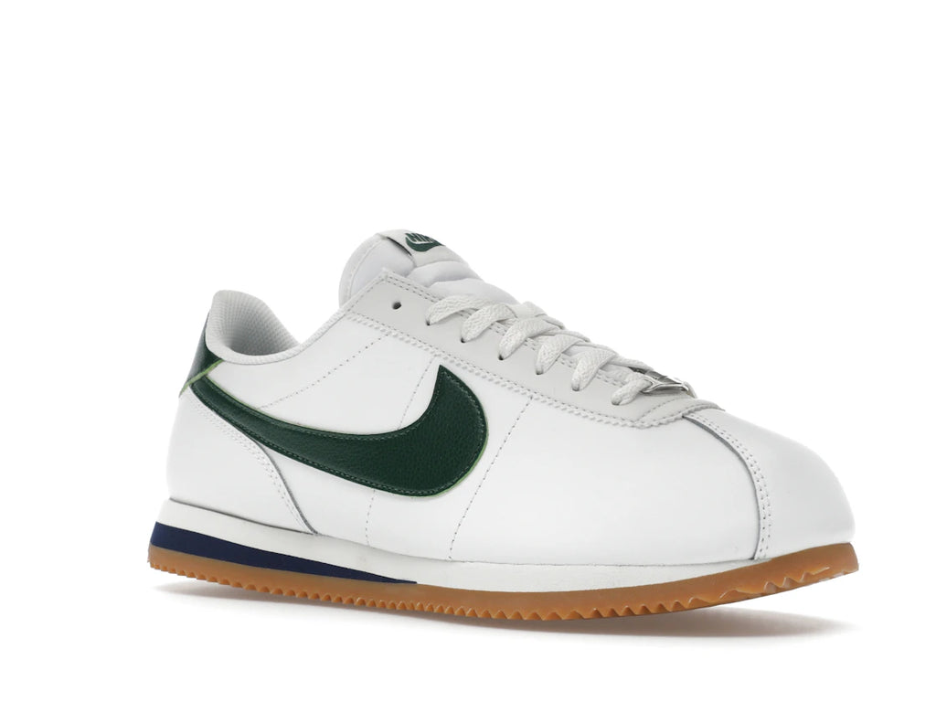 Nike Cortez Leather Summit White Tan Midnight Navy