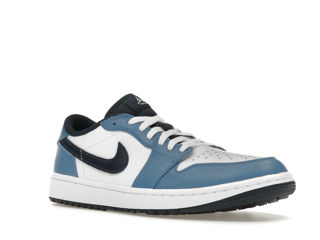 Jordan 1 Low Golf White Aegean Storm