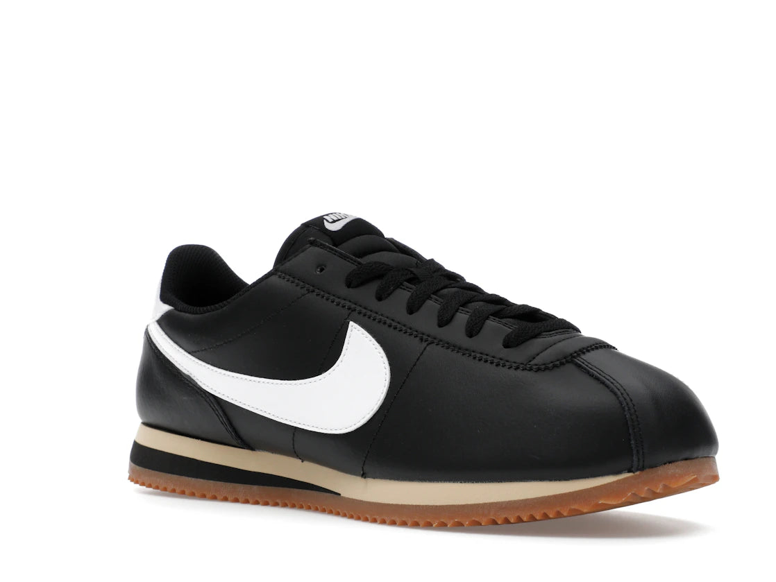 Nike Cortez Schwarz Gummi Mittelbraun Sesam Weiß