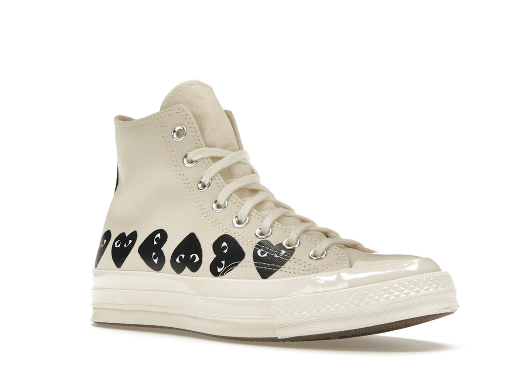 Converse Chuck Taylor All Star 70 Hi Comme des Garcons PLAY Multi-Heart Milk
