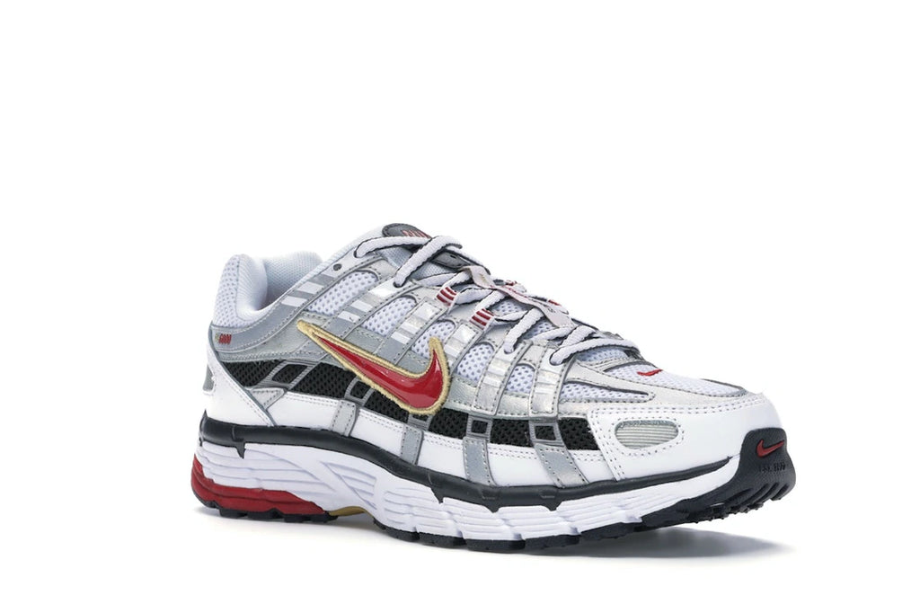 Nike P-6000 White Gold Red