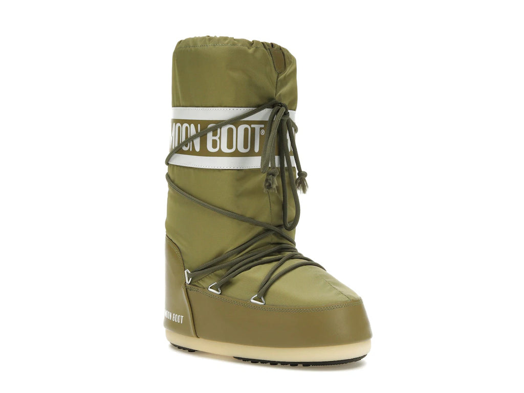 Moon Boot Icon Nylon Boot Khaki