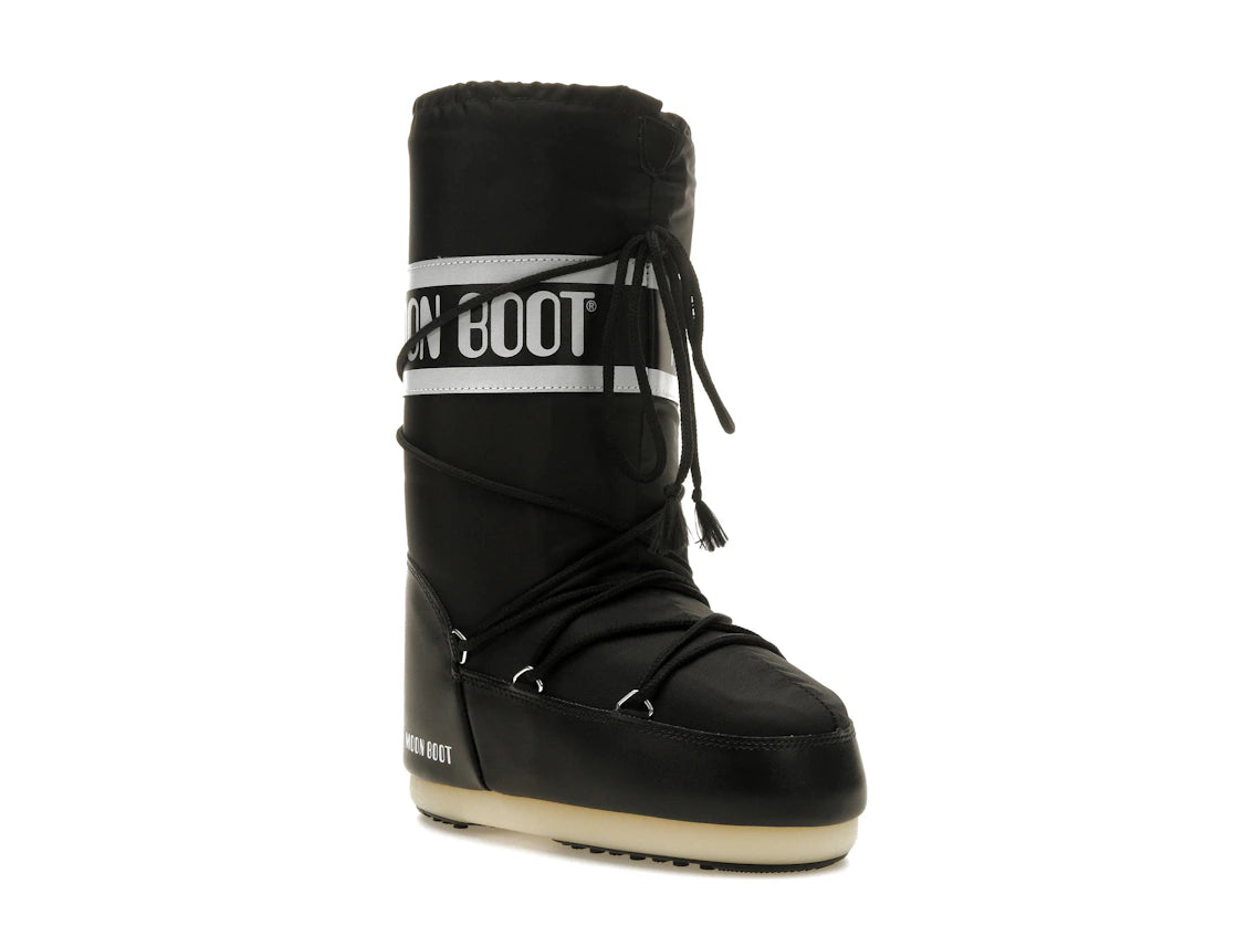 Moon Boot Icon Nylonstiefel Schwarz