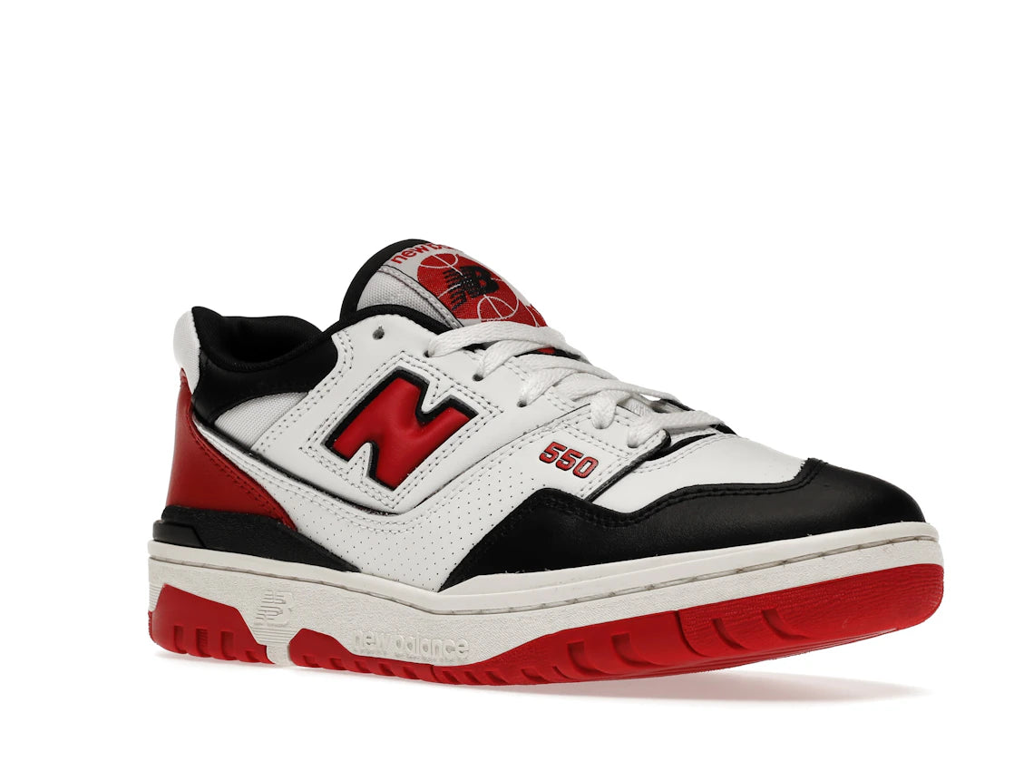 New Balance 550 Weiß Rot Schwarz