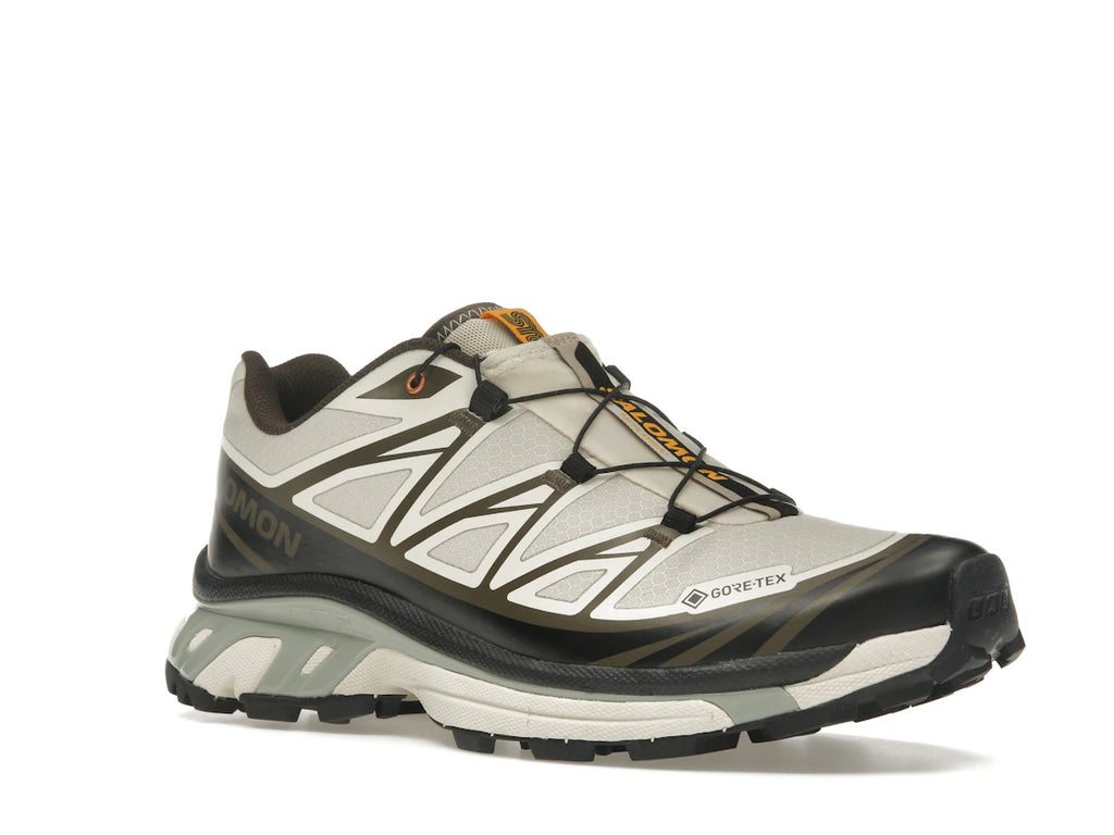 Salomon XT-6 Gore-Tex Sneakersnstuff Mandelmilch Seegras