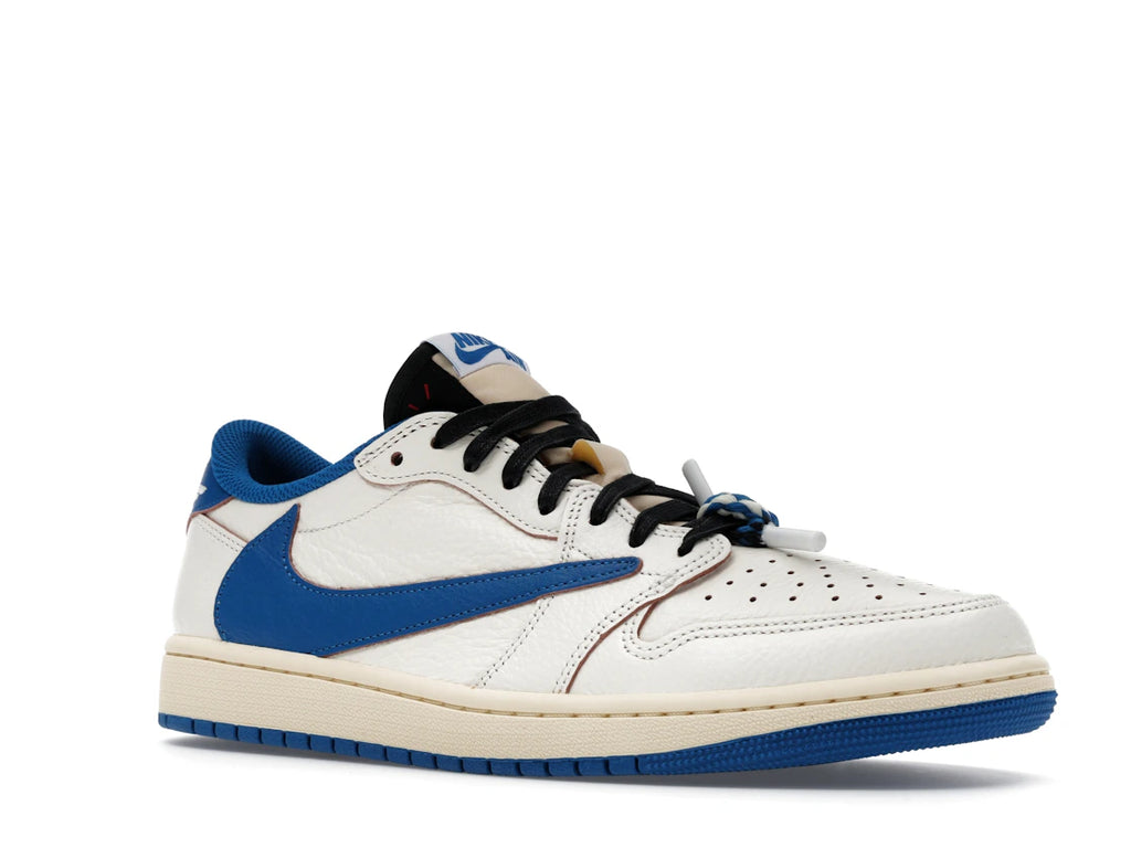 Jordan 1 Retro Low OG SP Fragment x Travis Scott Sail Military Blue