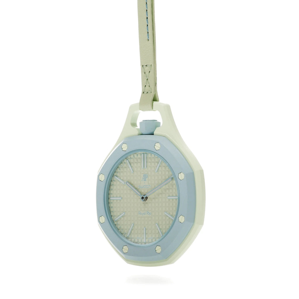 Swatch x Audemars Piguet AP Bioceramic Royal Pop Blaue Acht SSX03L101N - alternate angle 2
