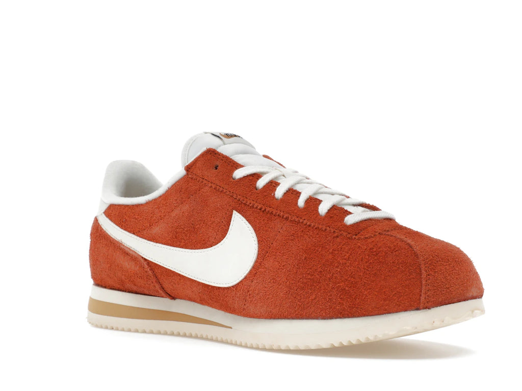 Nike Cortez SE Suede Dark Russet Flax Muslin Sail