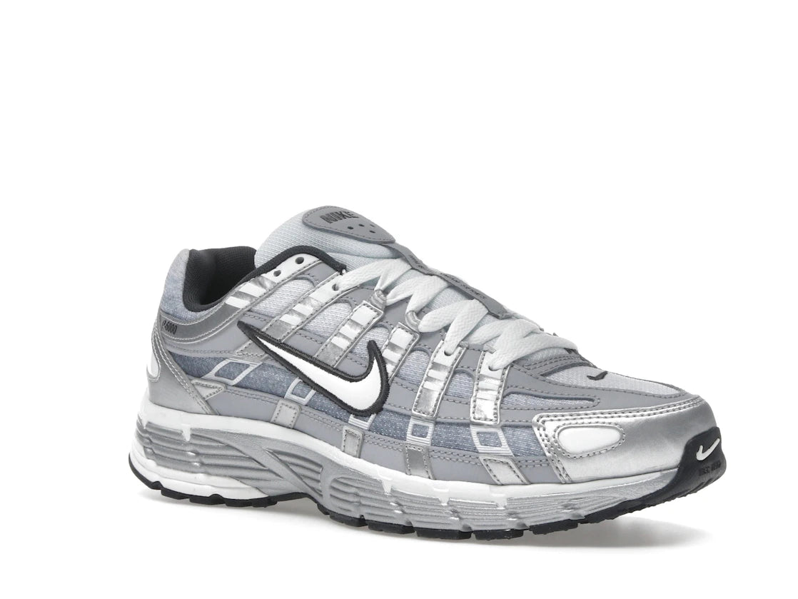 Nike P-6000 Metallic Silver Summit White-Wolf Grey