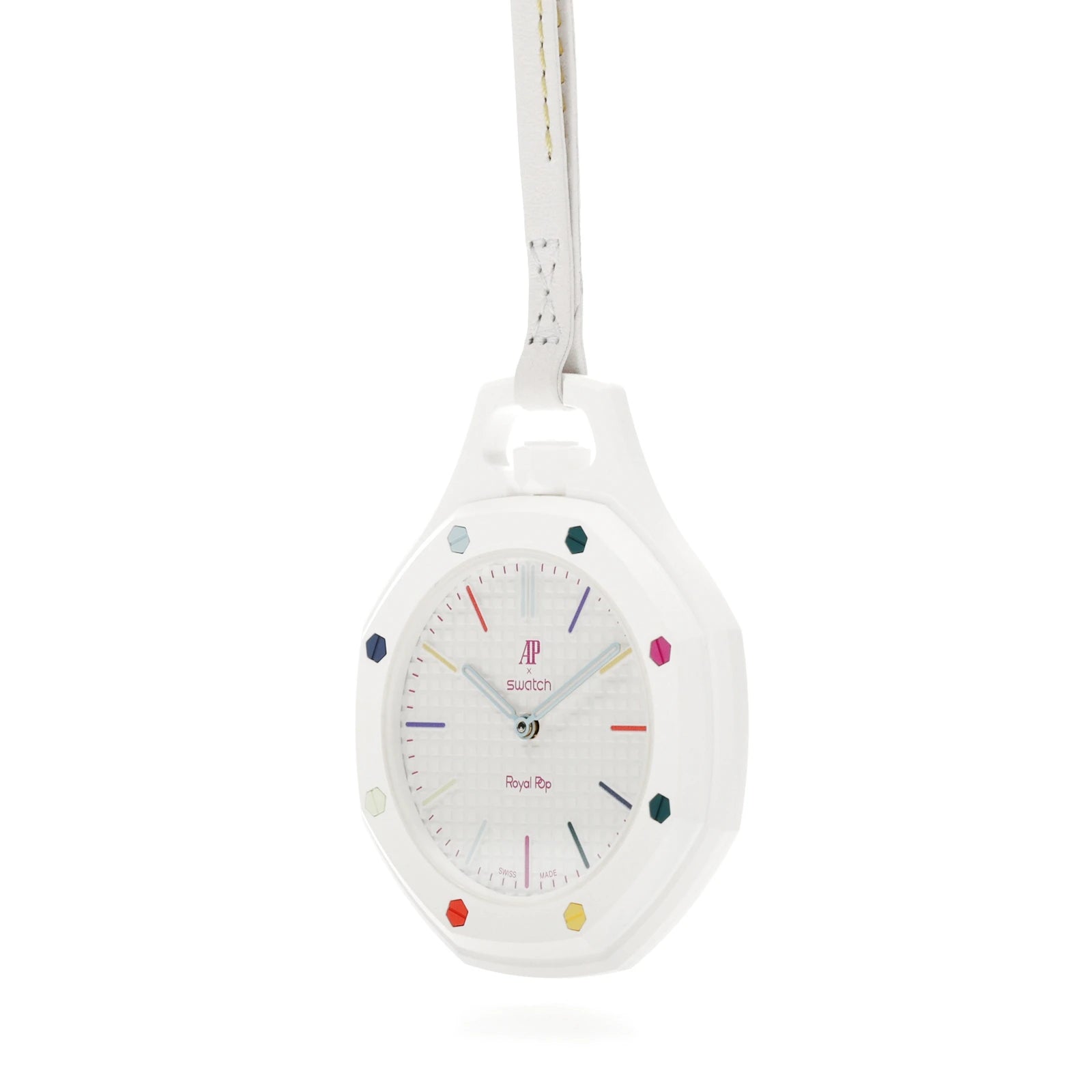 Swatch x Audemars Piguet AP Bioceramic Royal Pop Huit Blanc SSX03W100N - alternate angle 2