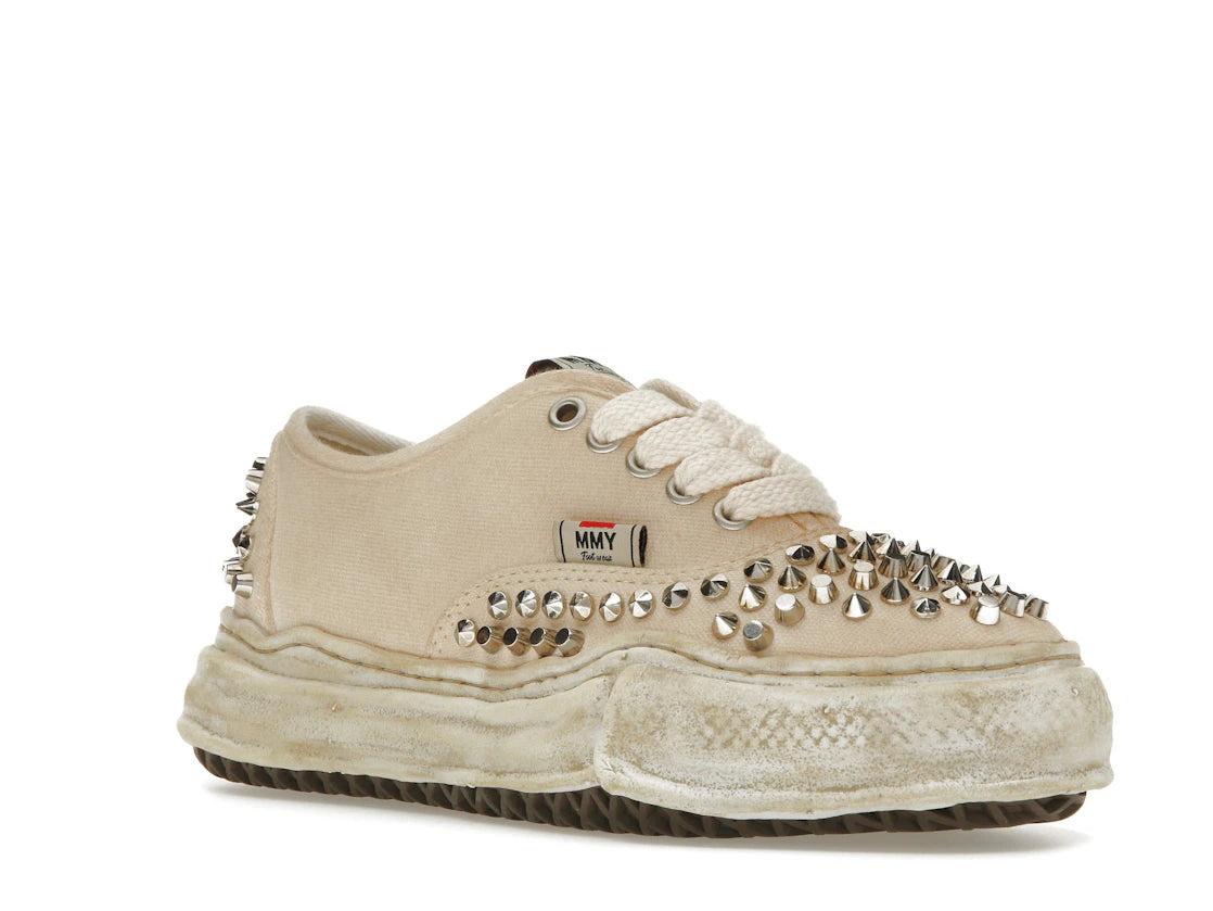 Maison Mihara Yasuhiro Baker OG Sole Studded Canvas Low White
