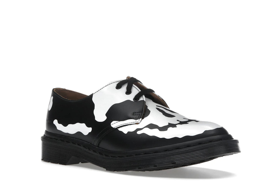 Dr. Martens 1461 3-Eye Shoe Supreme Skull Black White