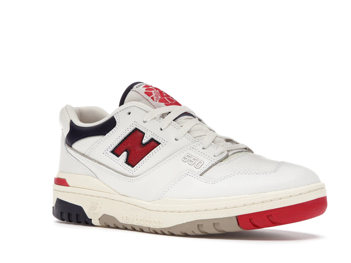 New Balance 550 Aime Leon Dore Weiß Marineblau Rot