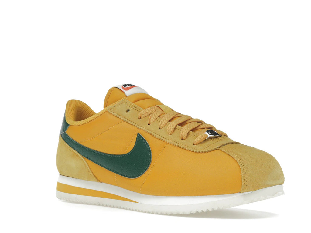 Nike Cortez Textile Yellow Ochre Gorge Green