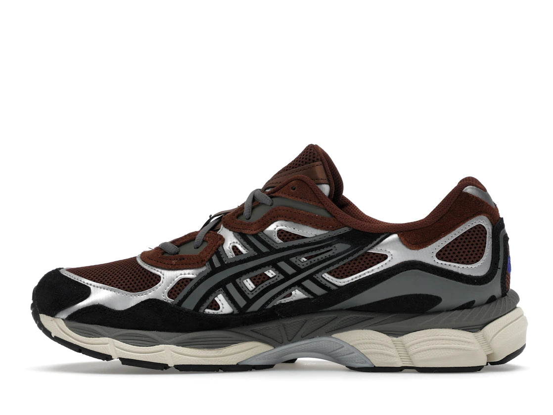 ASICS Gel-NYC Rotbraun Steeple Grau