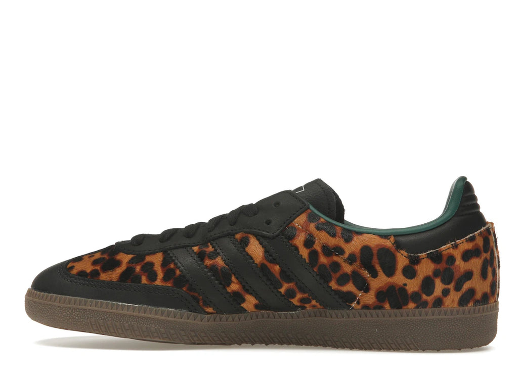 adidas Samba OG Black Green Leopard