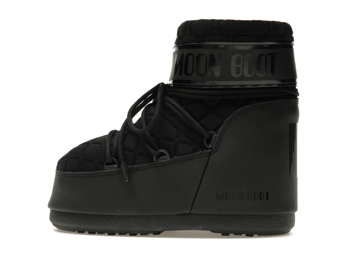 Moon Boot Icon Quilt Niedriger Stiefel Sigma Schwarz