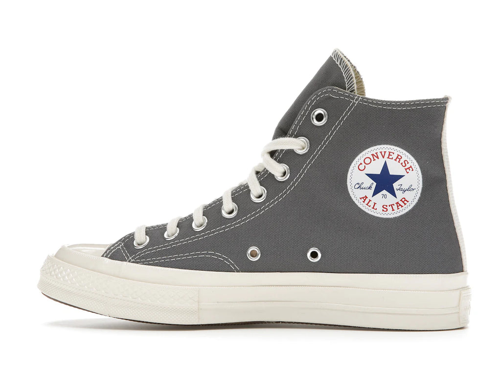 Converse Chuck Taylor All Star 70 Hi Comme des Garcons PLAY Grau