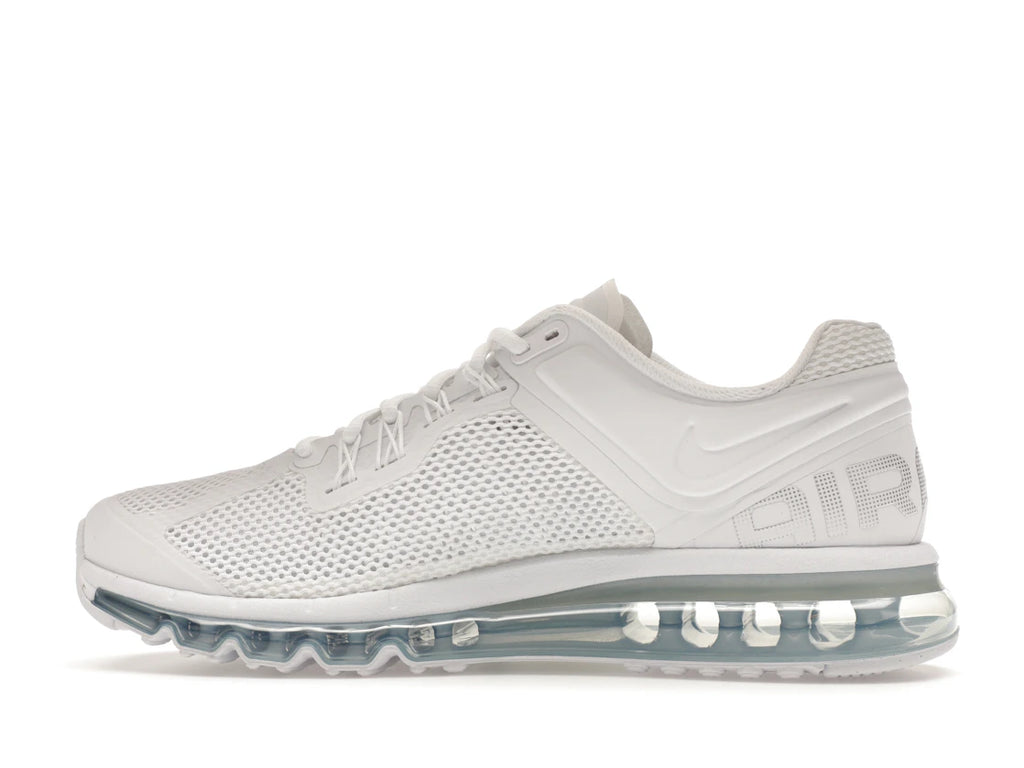 Nike Air Max 2013 White Metallic Slver