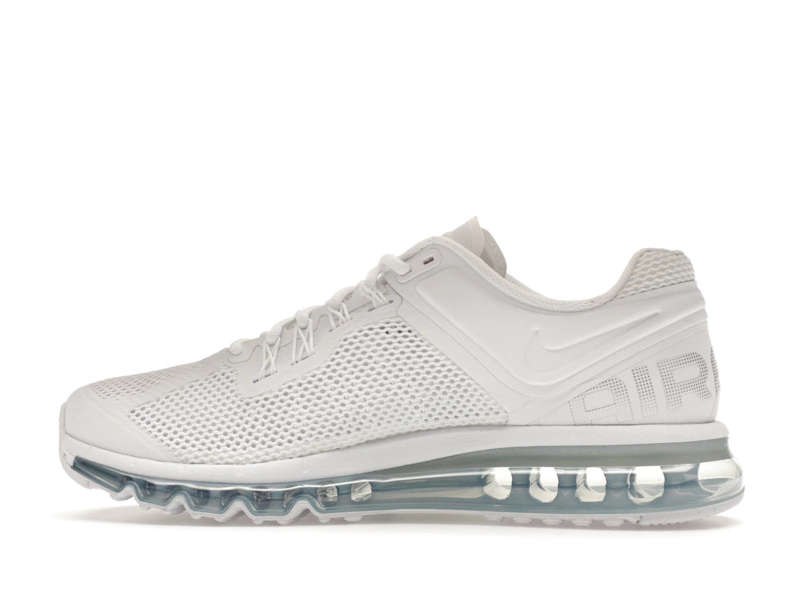 Nike Air Max 2013 White Metallic Slver