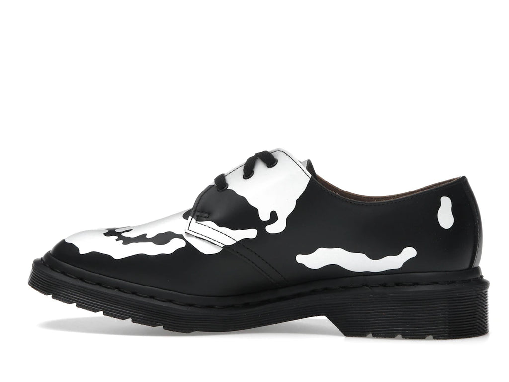 Dr. Martens 1461 3-Eye Shoe Supreme Skull Black White