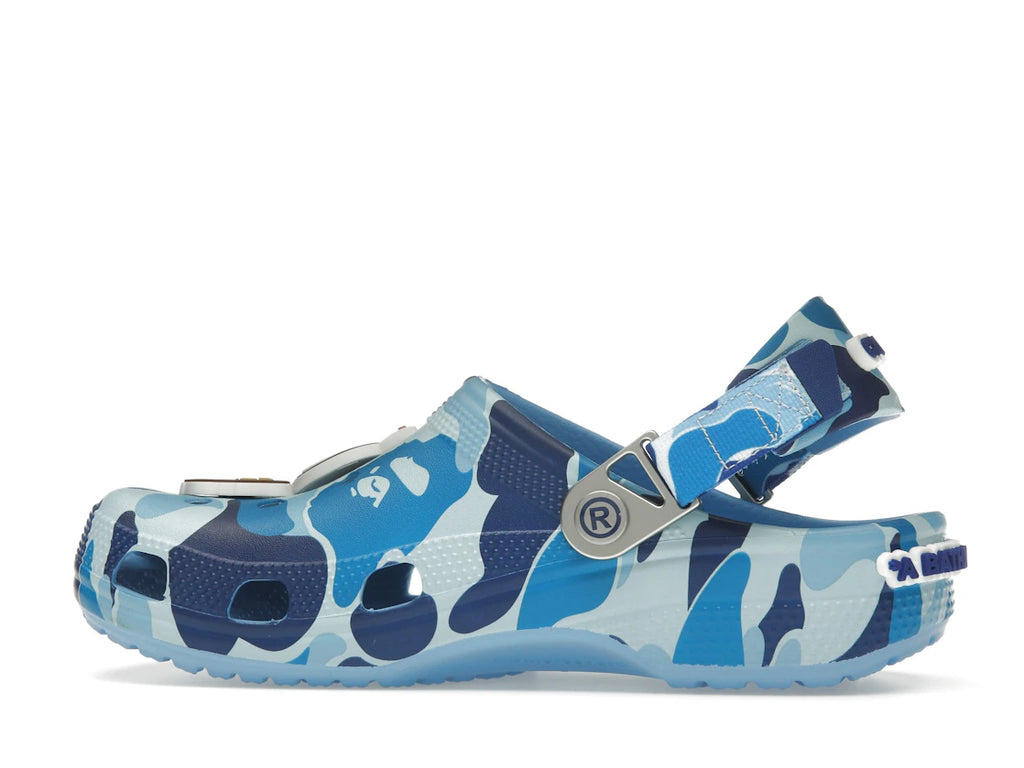 Crocs Classic Clog A Bathing Ape ABC Camo Blue