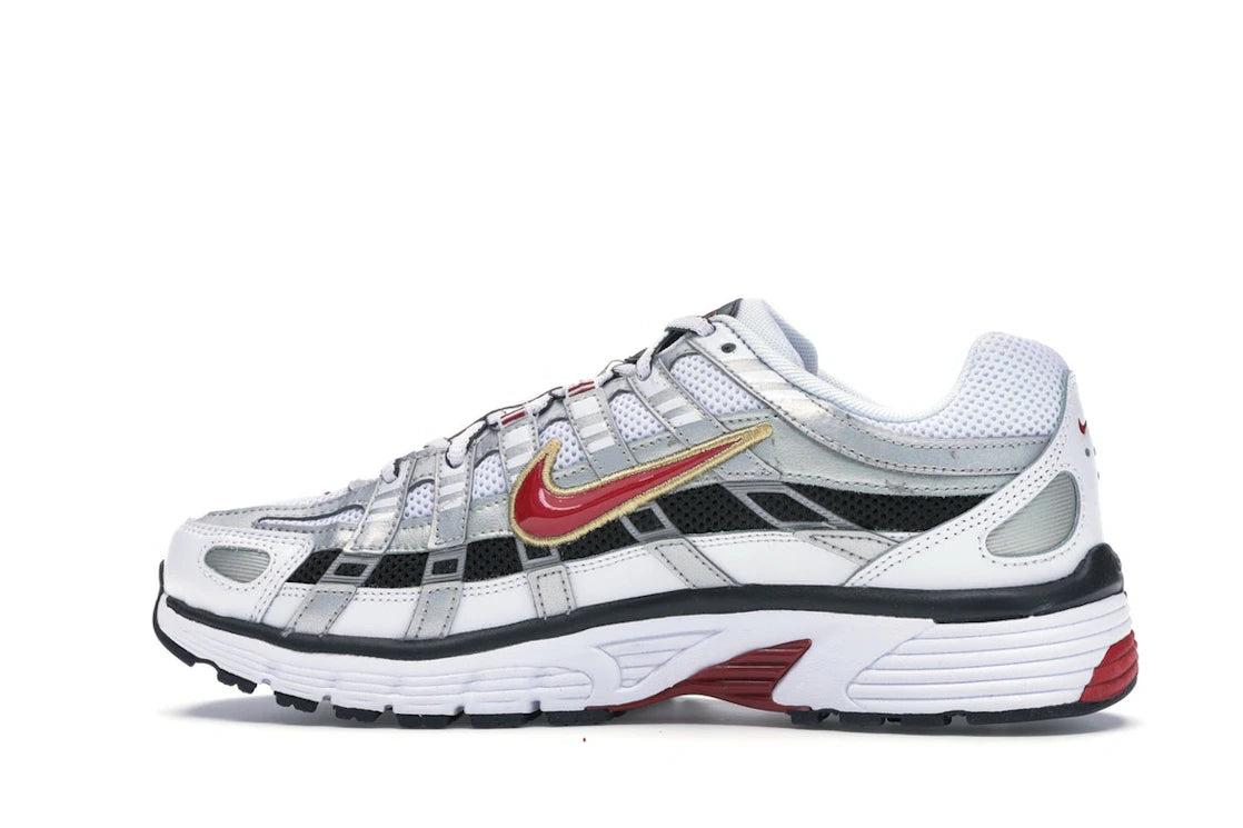 Nike P-6000 White Gold Red
