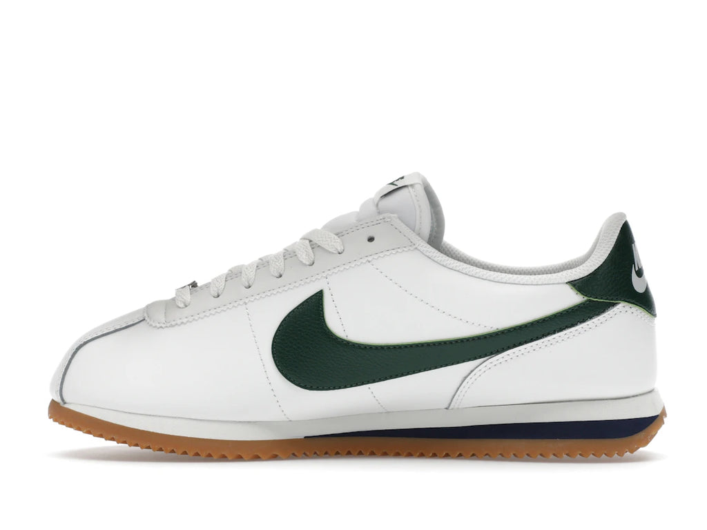 Nike Cortez Leather Summit White Tan Midnight Navy