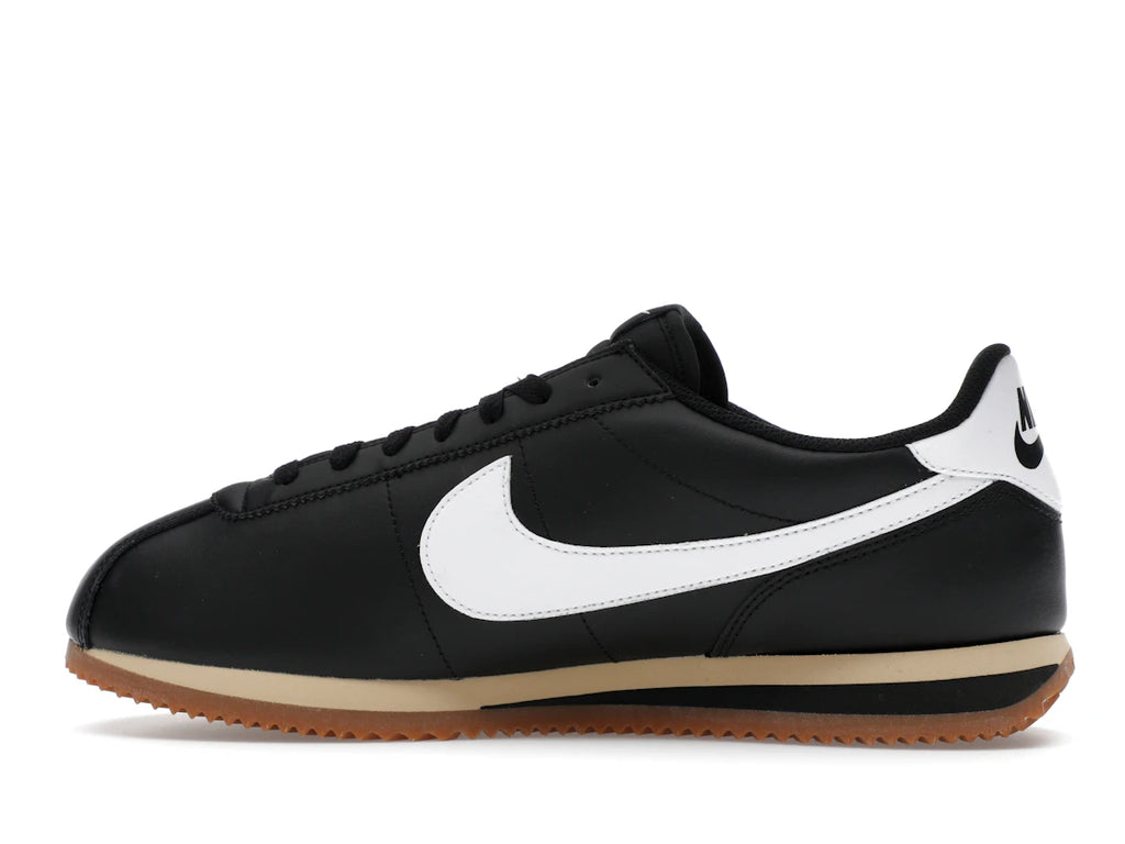 Nike Cortez Schwarz Gummi Mittelbraun Sesam Weiß