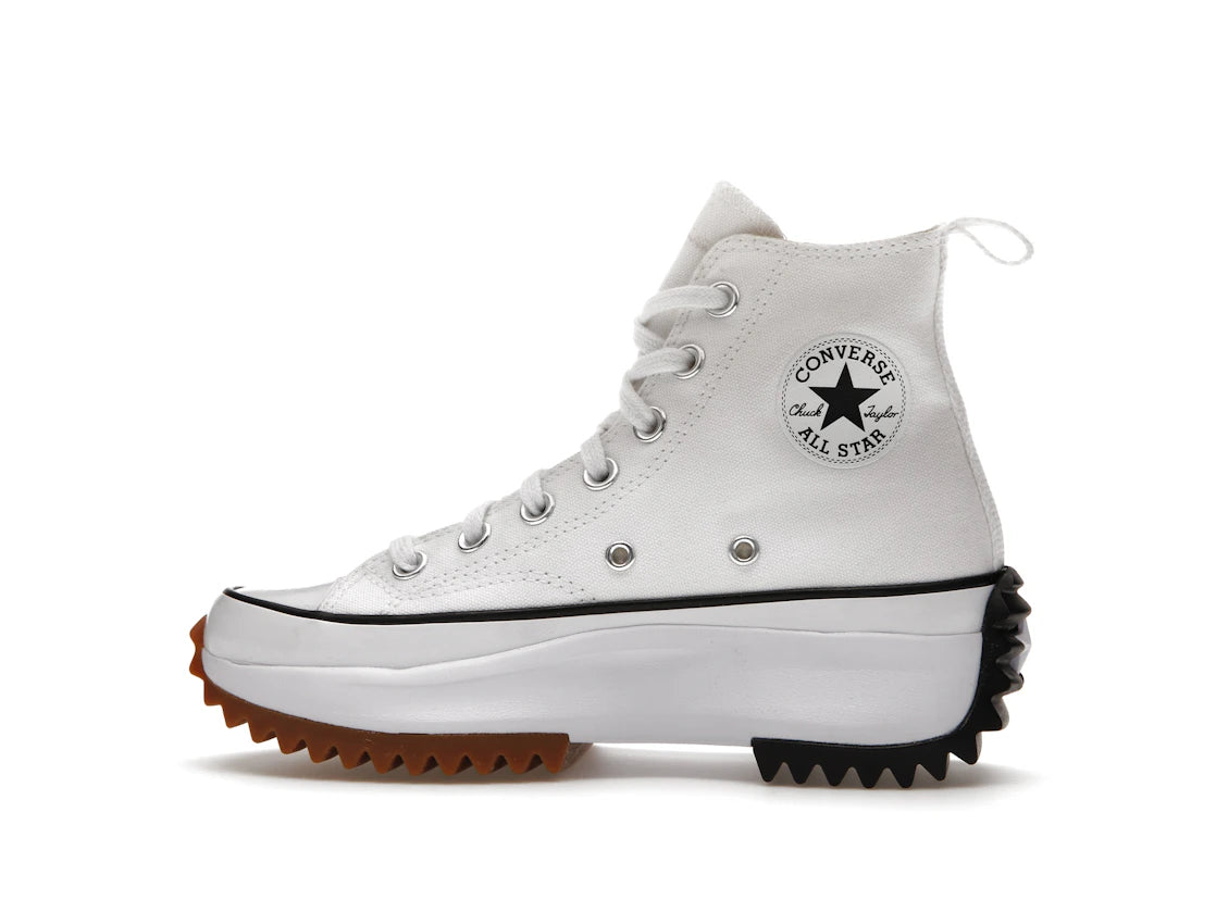Converse Run Star Hike Hi Weiß Schwarz Gummi