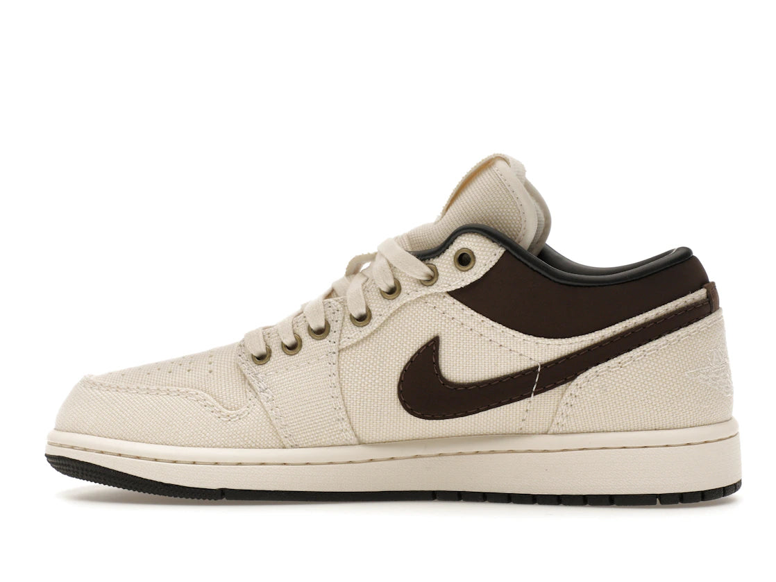 Jordan 1 Low Premium Pale Ivory Off Noir Baroque Brown