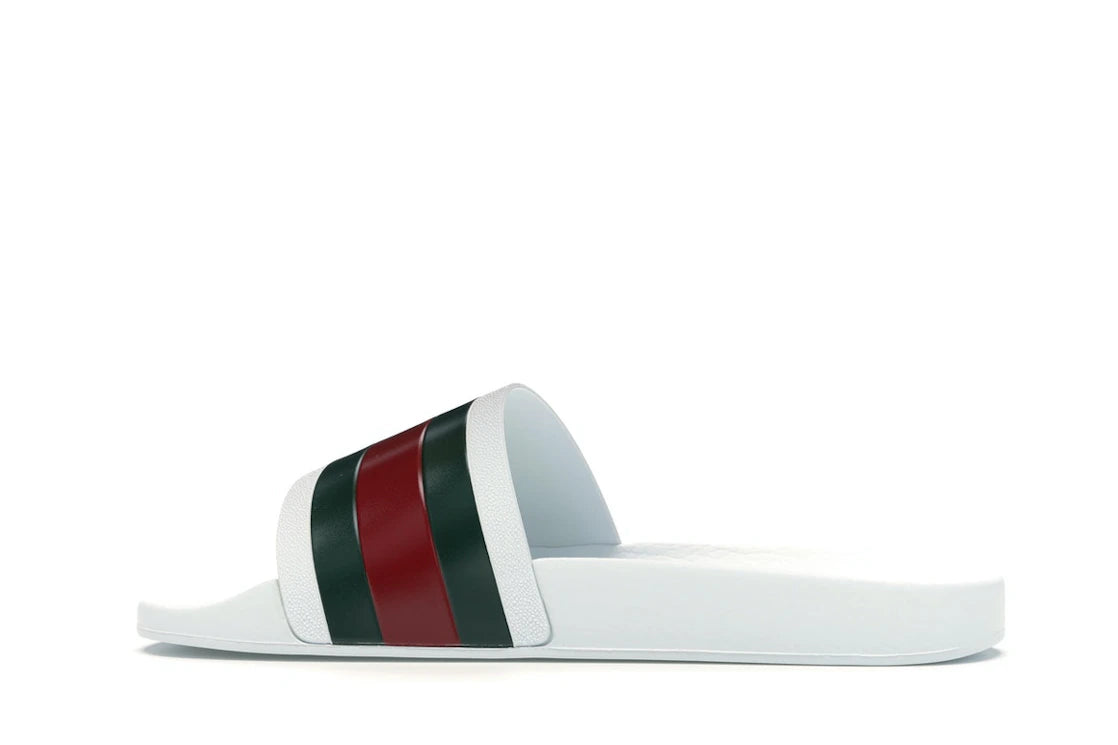 Gucci Pursuit Pool Slides White