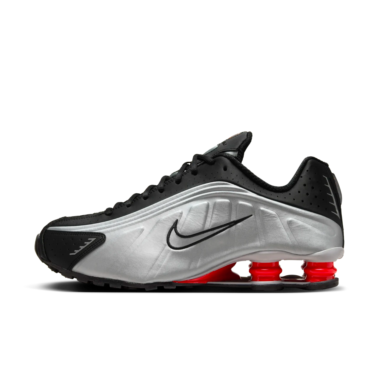 Nike Shox R4 Black Metallic Silver