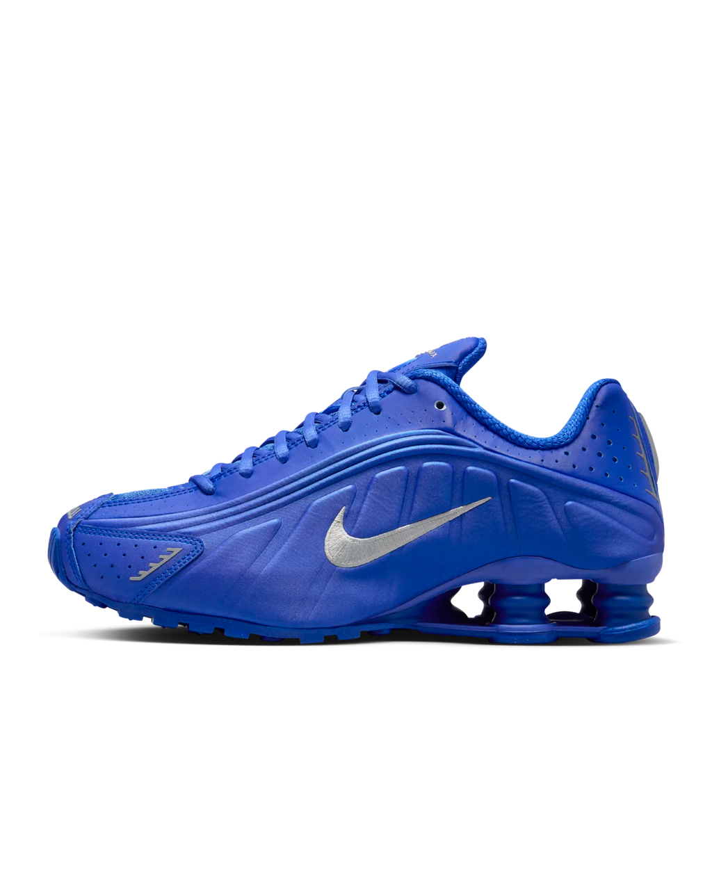 Nike Shox R4 Racer Blue Metallic Silver