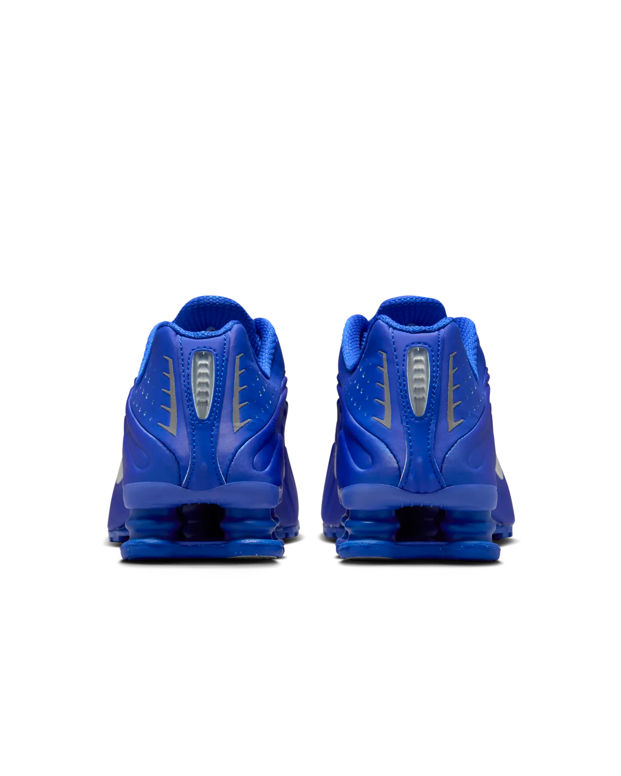 Nike Shox R4 Racer Blue Metallic Silver