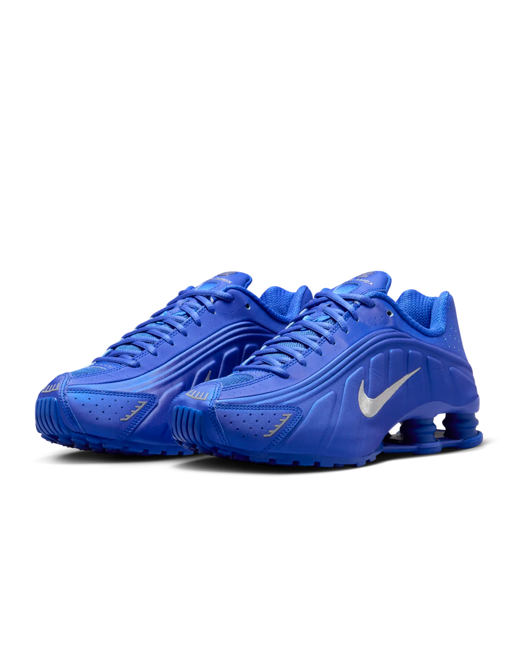 Nike Shox R4 Racer Blue Metallic Silver