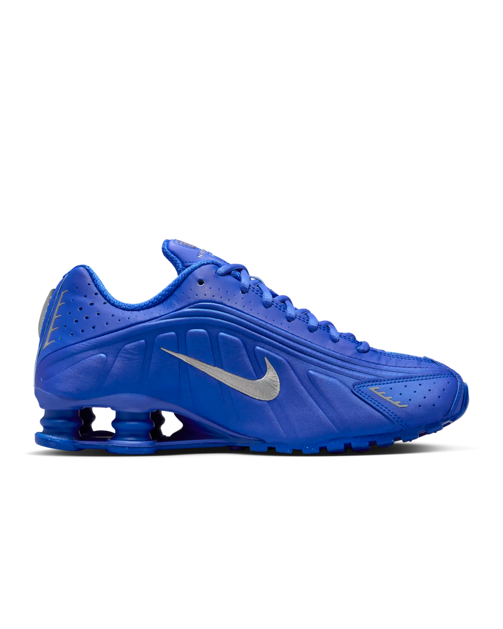 Nike Shox R4 Racer Blue Metallic Silver