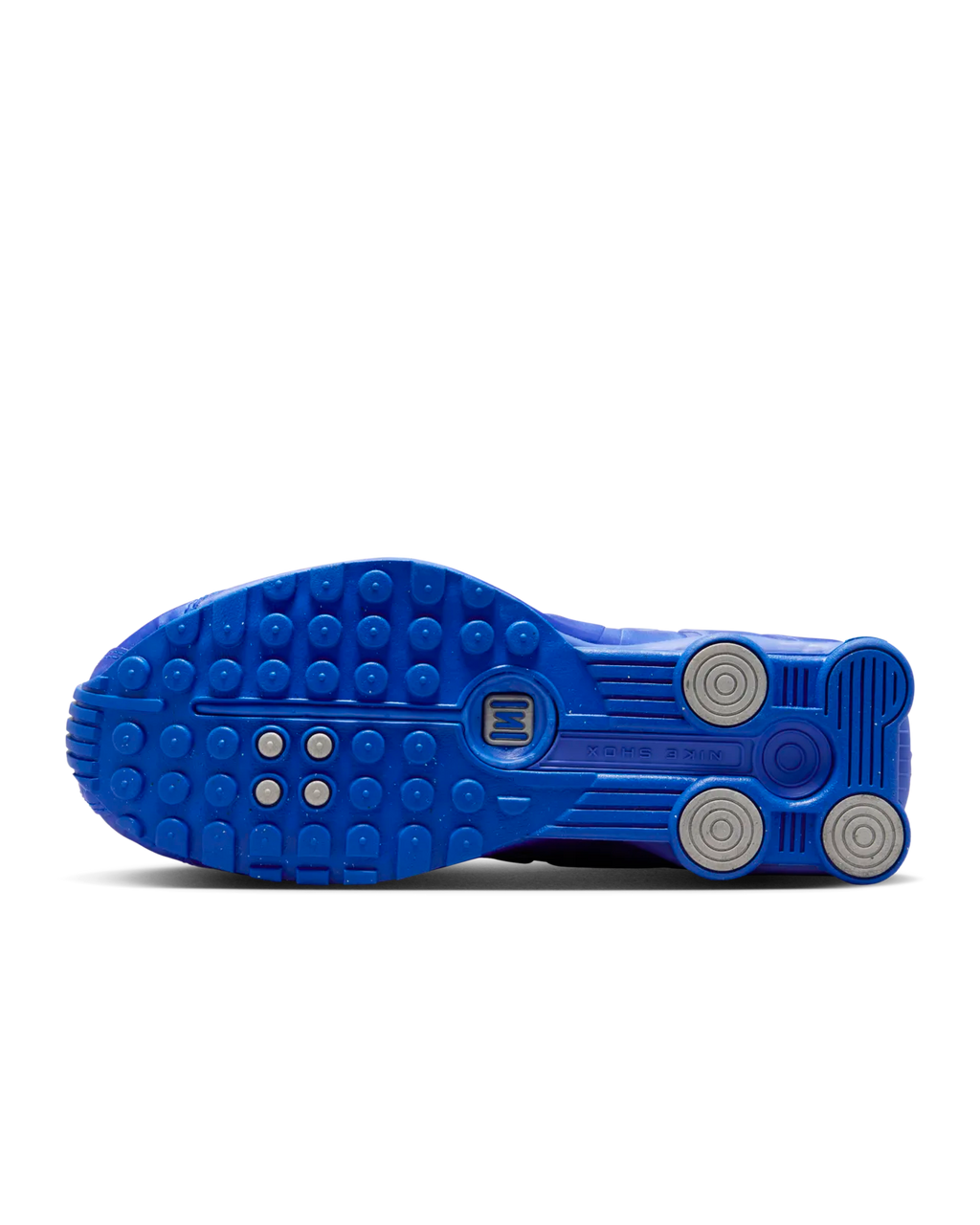 Nike Shox R4 Racer Blue Metallic Silver