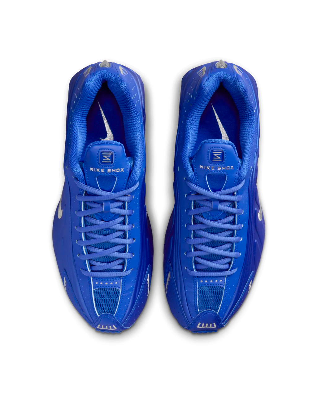 Nike Shox R4 Racer Blue Metallic Silver